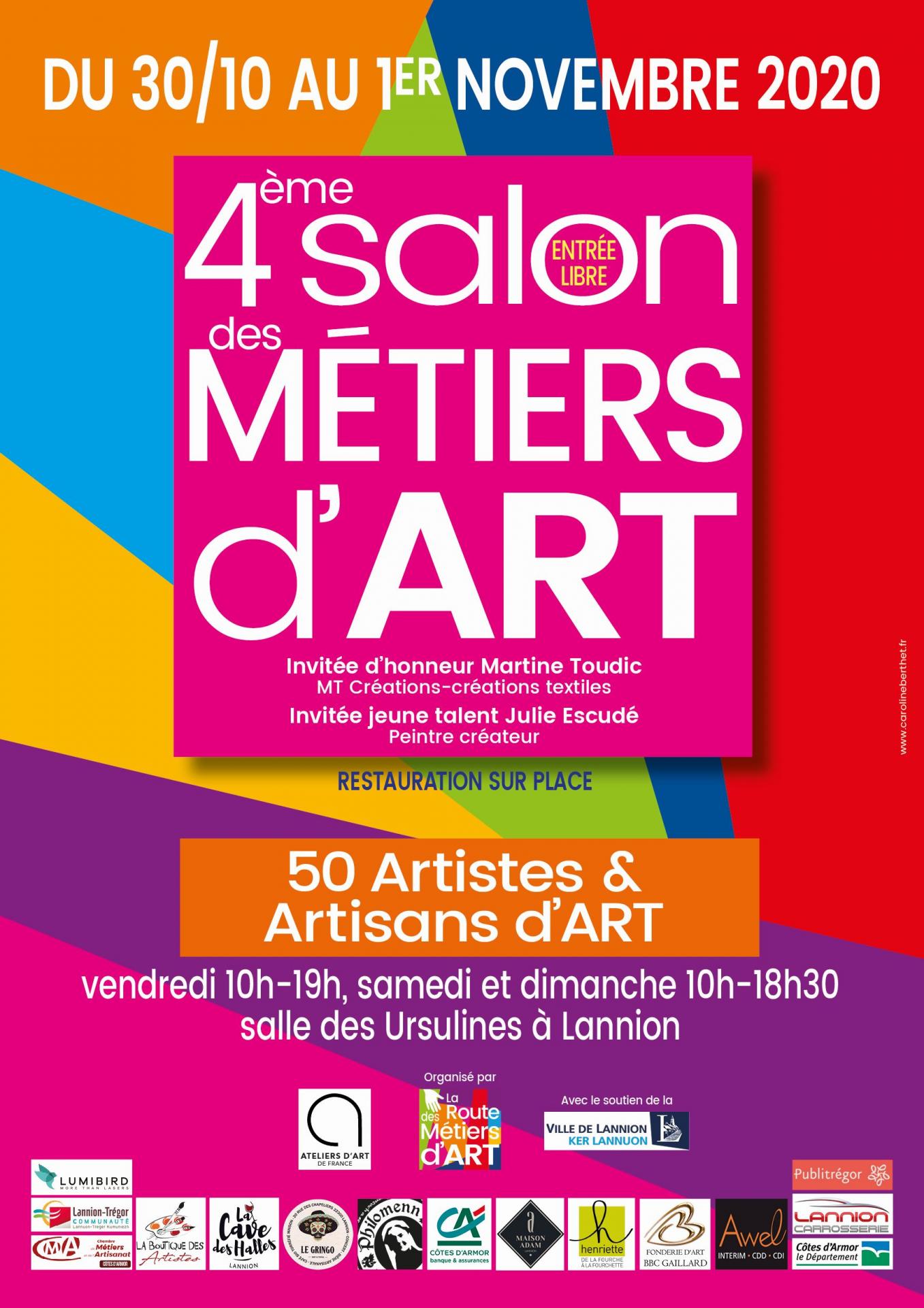 Affiche a3 salon lannion 2020